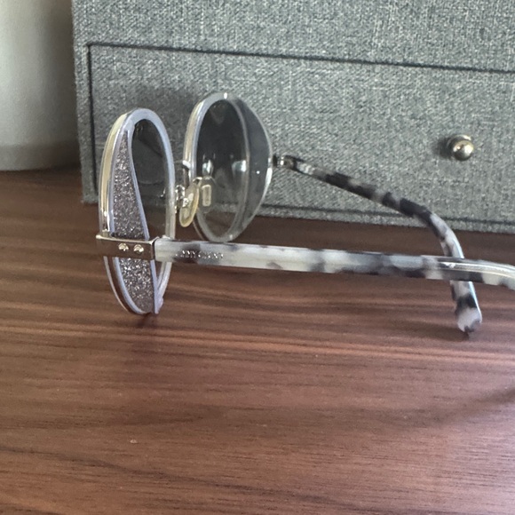 Jimmy Choo Silver and Gray Sunglasses - Picture 6 of 7